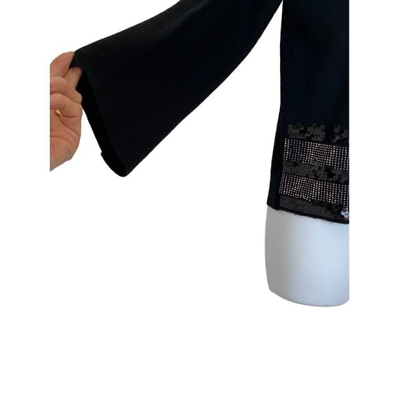 NWT Passione Moda rhynstones & sequins roll collar - Picture 4 of 6